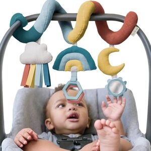 Spiral baby toy for carseat, storller, etc. Itzy Ritzy soft newborn toy